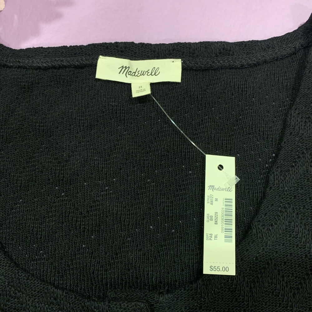 Madewell Black Top - Picture 2 of 5